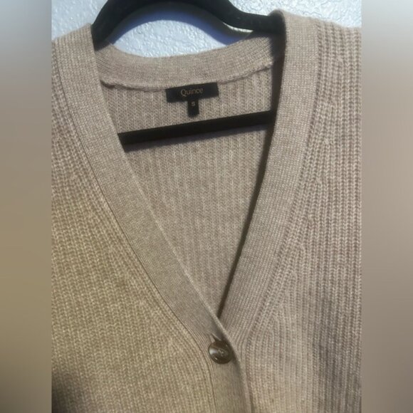 Quince 100% cashmere sweater cardigan - Picture 3 of 5